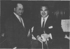 Hector Stamponi con Enrique Mario Francini