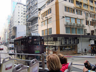 香港 人力車觀光巴士 バスからの眺め6