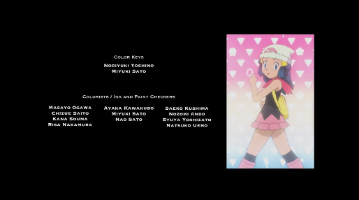 Pokémon the Movie I Choose You credits Dawn