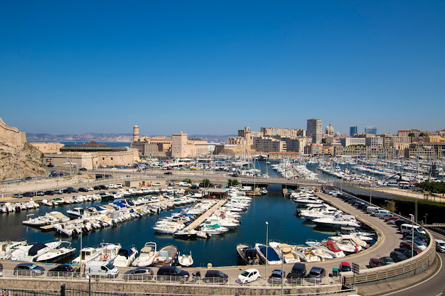 Vista sul porto-Marsiglia