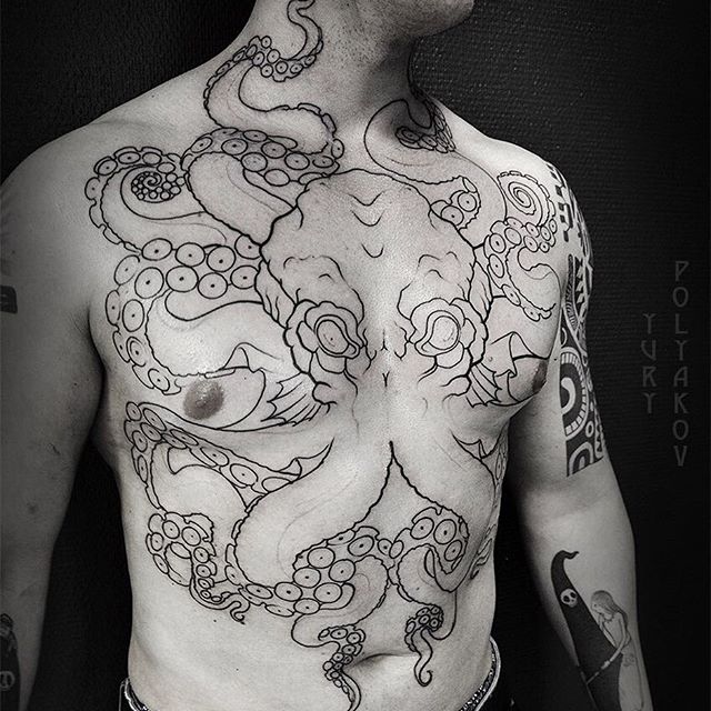 Gambar Tato  Gurita Terbaru Paling Keren Octopus Tattoo 