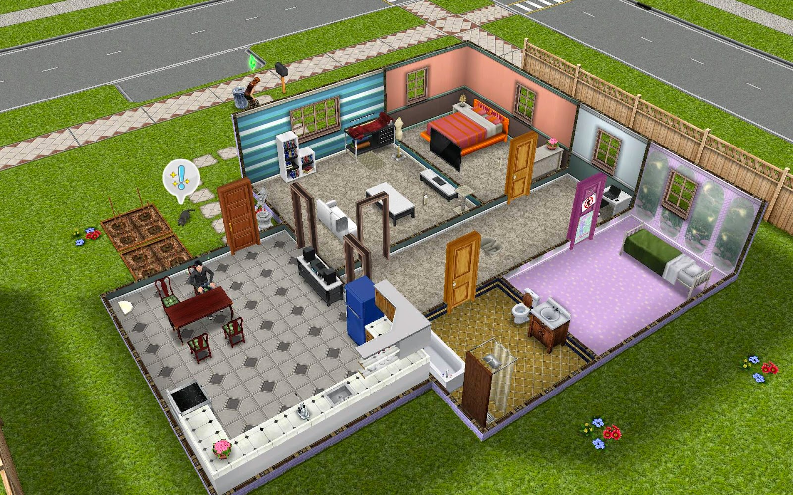 living room ideas sims freeplay
