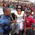 Photo of the day: Tonto Dikeh mobbed by fans