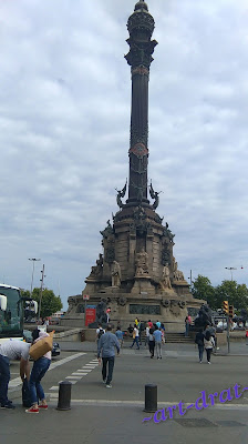 Bercuti ke Barcelona : Tempat Menarik  La Rambla Colombus Monumen