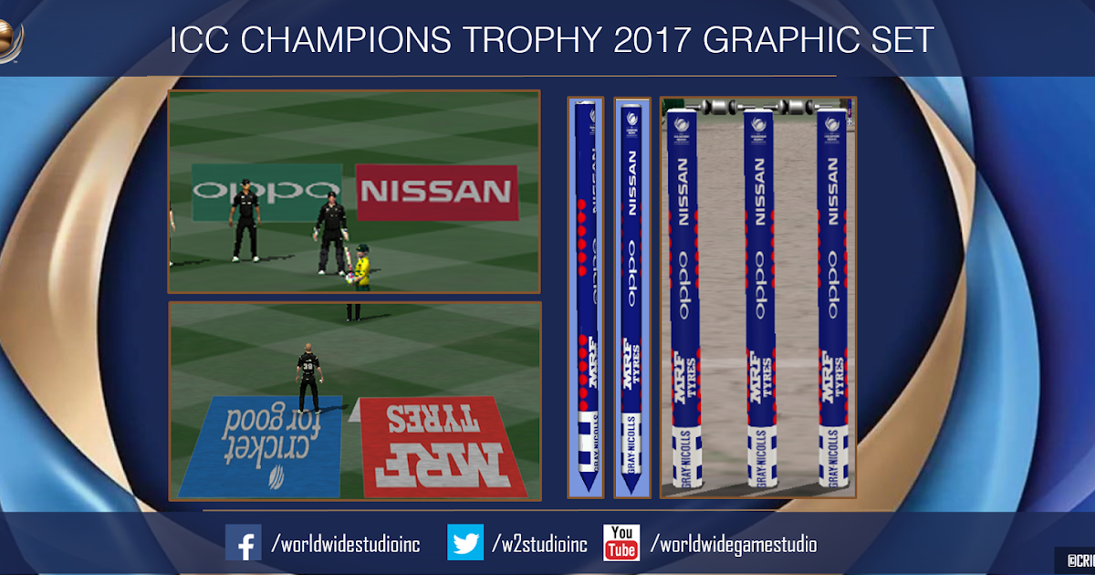 ICC CHAMPIONS TROPHY 2017 GRAPHIC SET  WORLD WIDE GAME 