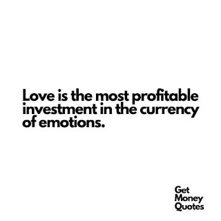 sayings about money and love