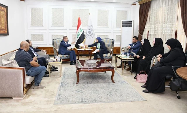 وزير المالية تستقبل عدداً من اعضاء مجلس النواب العراقي