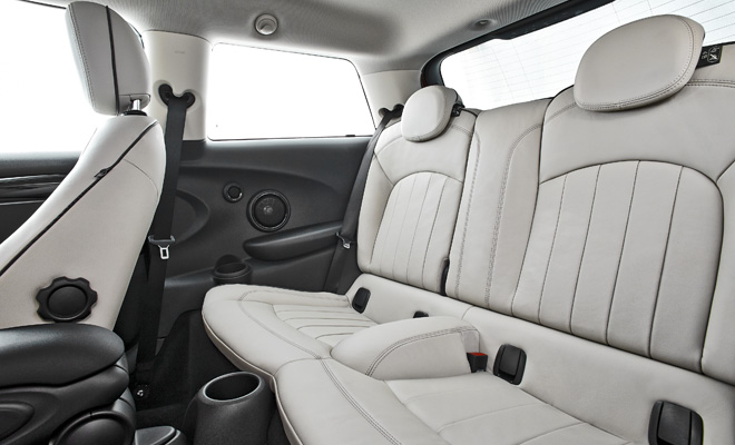 2014 Mini Cooper rear seats