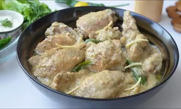 Karachi White Chicken Karahi Recipe
