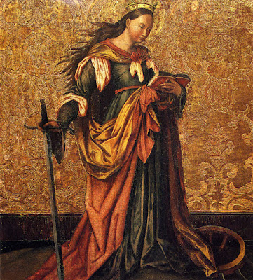 St Catherine, public domain, Wiki Art