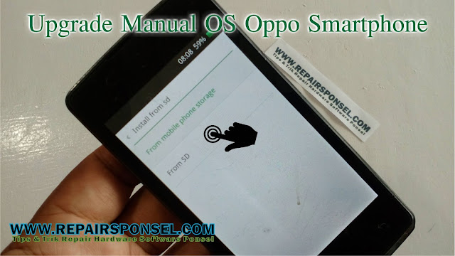 Upgrade Manual OS Oppo Smartphone