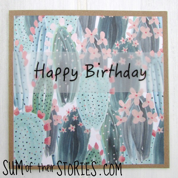 Simple cards with  Beautiful papers