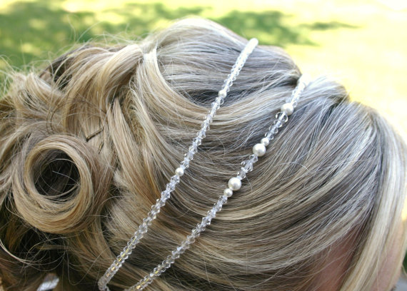 Kim Kardashian's Wedding Head Piece