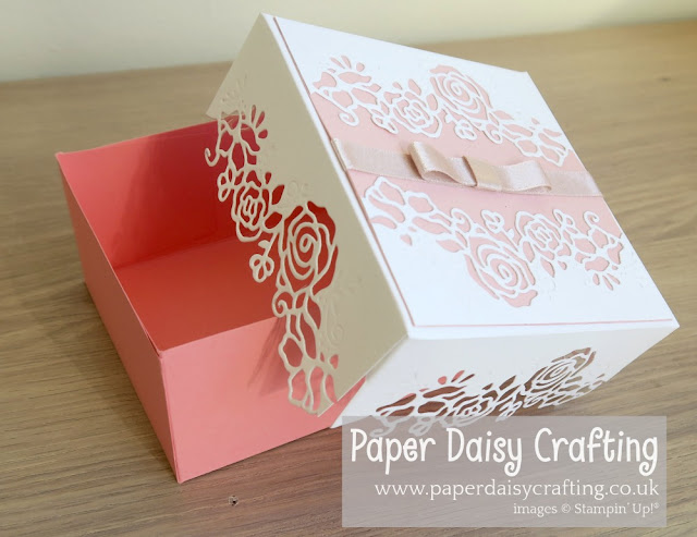 Lovely Flowers Framelits dies gift box Stampin Up 