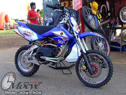  Modifikasi  Motor Murah MIO  CROSS