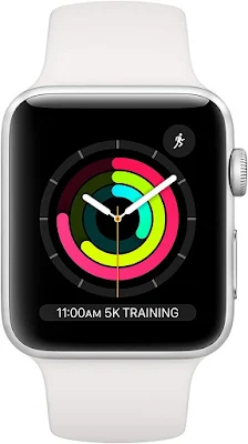 Apple Watch Series 3 (GPS, 42mm) - Silver Aluminum Case with White Sport Band