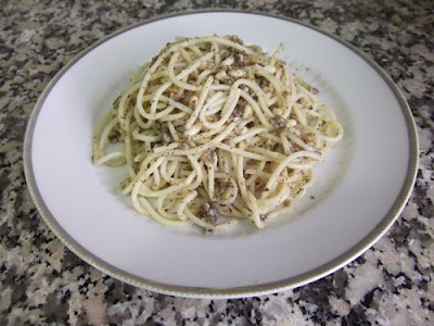 Espaguettis al pesto