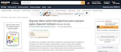 Link de Amazon - Libro Algunas Ideas Sobre Retrospectivas para Equipos Ágiles