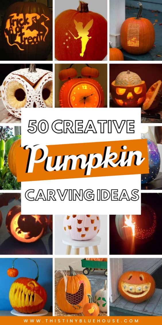 50 Best Popular Creative Pumpkin Carving Ideas For Halloween 2023