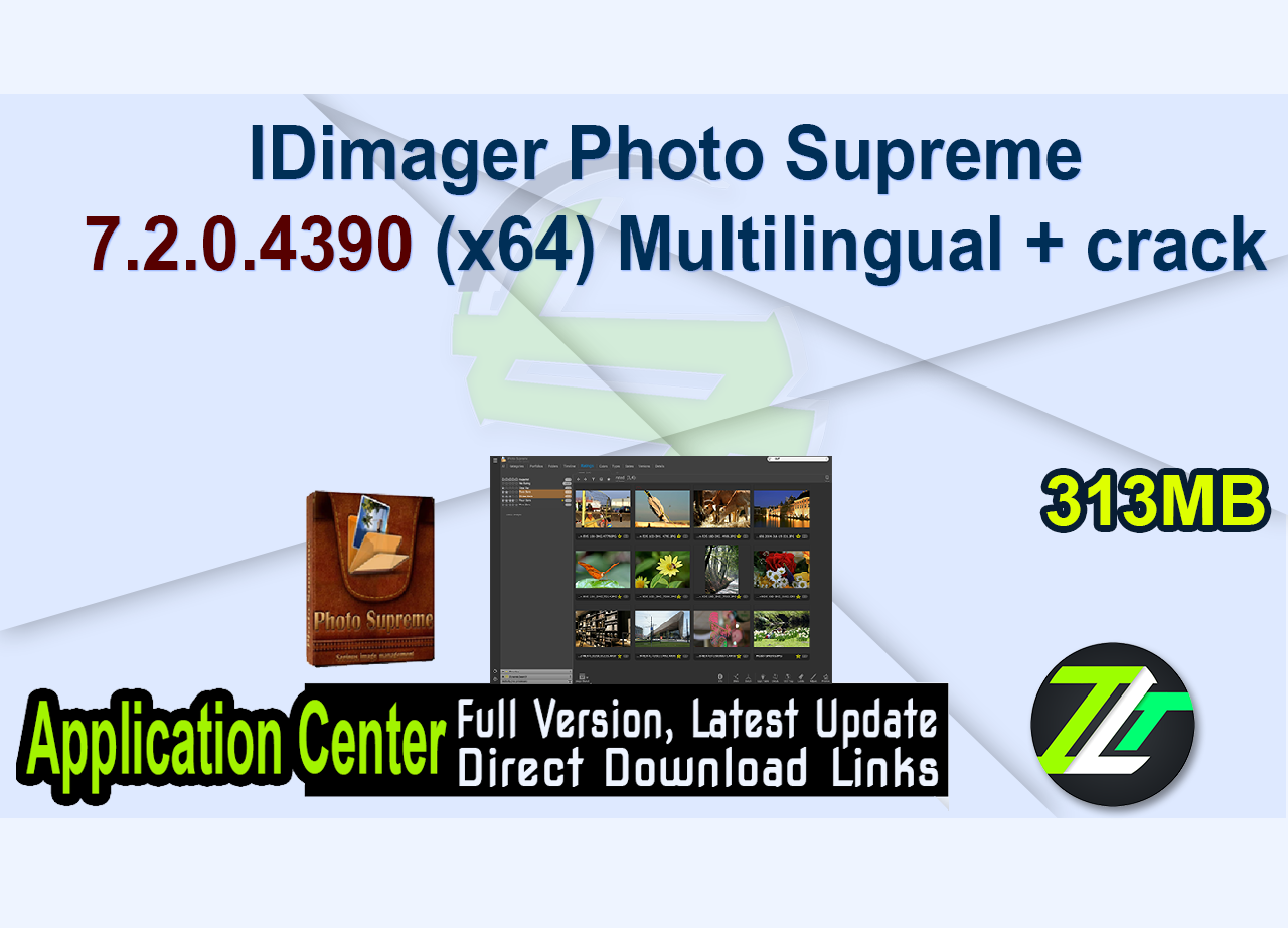 IDimager Photo Supreme 7.2.0.4390 (x64) Multilingual + crack