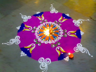 Diwali Rangoli HD Wallpaper Free