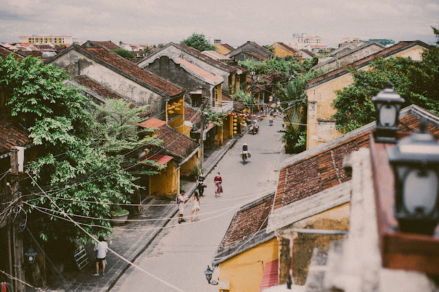 Không khó để có thể chiêm ngưỡng phố cổ Hội An từ trên cao