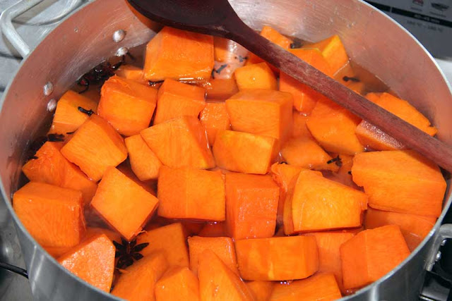 Receita de Doce de Abóbora em pedaço