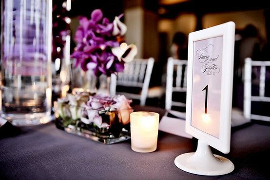 Wedding Table Number Ideas