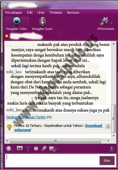 testimoni sipilis