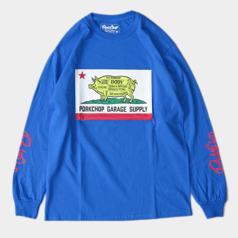 PORKCHOP GARAGE SUPPLY ポークチョップガレージサプライ PORK CALIF L/S TEE iPhone Case Type-A TRUMPS 通販