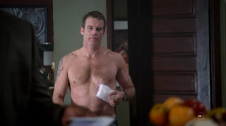 Mark Valley Shirtless on Human Target pilot