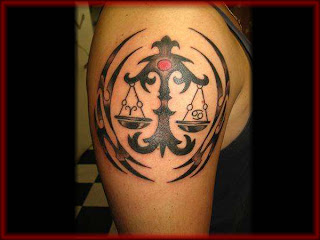 Zodiak Tattoos Gallery - Libra Tattoo 
