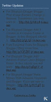 Twitter Updates widget for Blogger