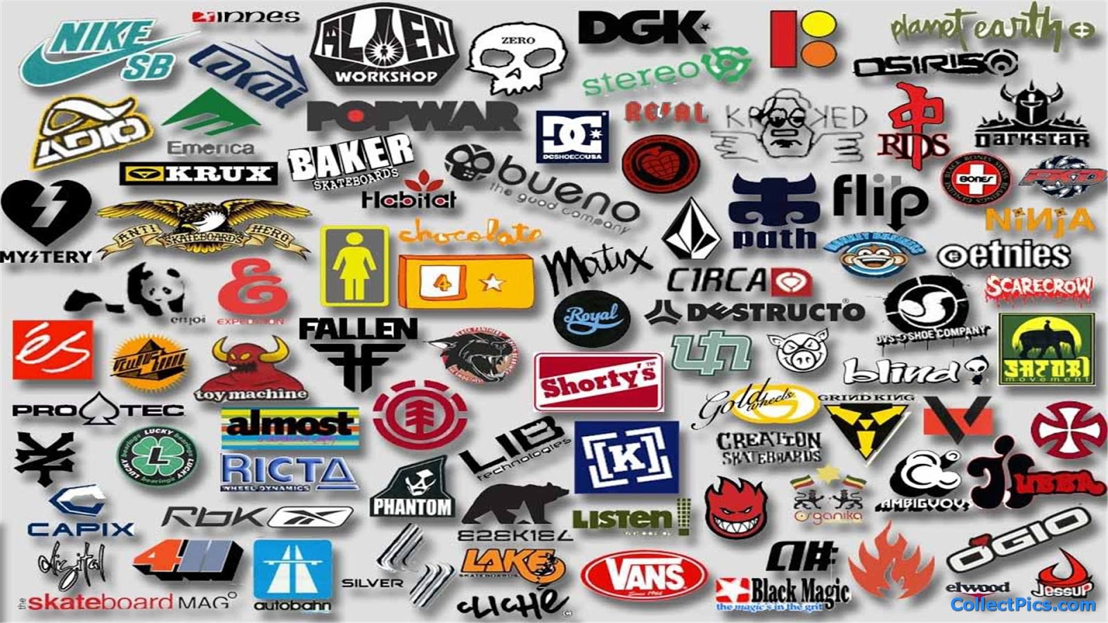 Skateboarding Logos