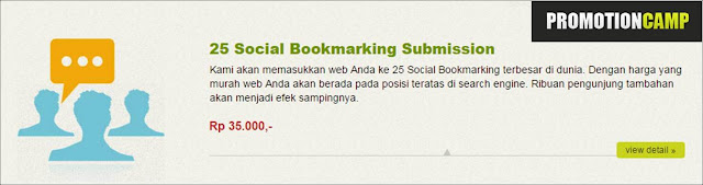 25 Social Bookmarking Submission PROMOTION CAMP