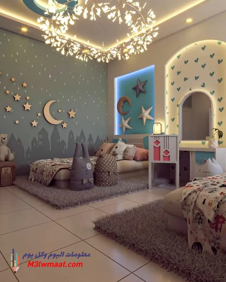 غرف نوم اطفال Children's bedrooms 2023 الوان غرف اطفال