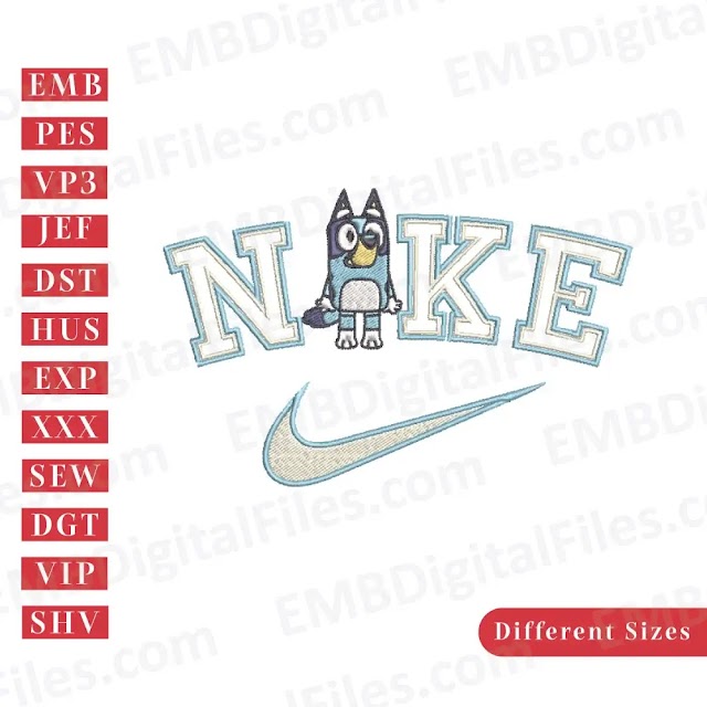 Blue and Bingo Embroidery Designs, PES, DST