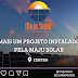 Maju Solar: mais um sistema instalado