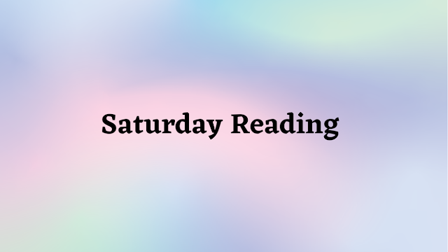 Saturday Reading by David Cowen - Hecf blog