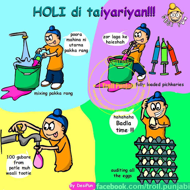 Caption for Holi Pictures 2019 in Punjabi