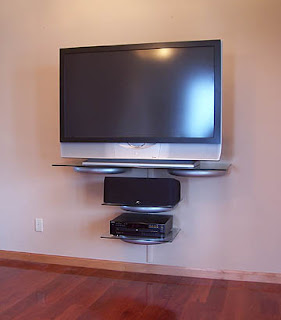 tv wall shelf