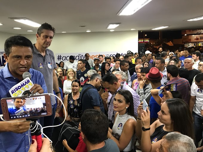 Risomar Carvalho inaugura comitê central em Samambaia/DF