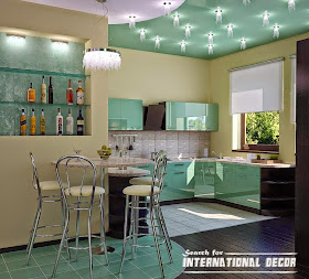 Modern kitchen ceiling lighting and spot light, kitchen ceiling paints