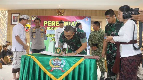 Resmikan Gedung Kodim, Brigjen Choirul Anam Sebut Bukti Komitmen Sinergitas antara TNI dan Pemkab