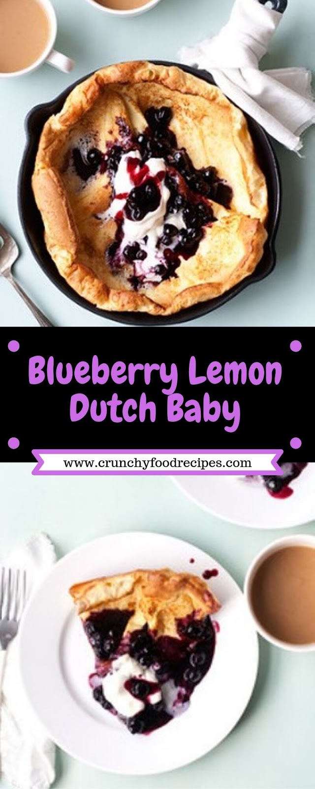 Blueberry Lemon Dutch Baby