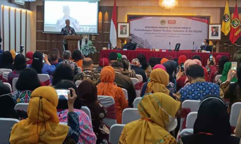 Sebanyak 300 Dosen dari seluruh Universitas di Indonesia mengikuti Konferensi Nasional Hukum Perdata VII