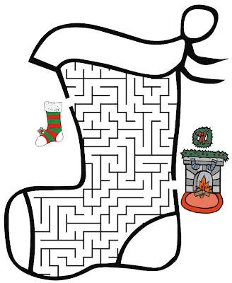 Christmas Mazes For Kids 1