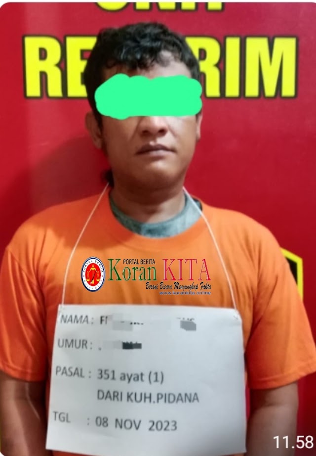 Polres Tanjungbalai Tangkap Penganiaya Istri Siri