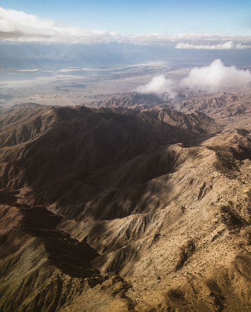 Mojave Desert Aerial Photography Palm Springs