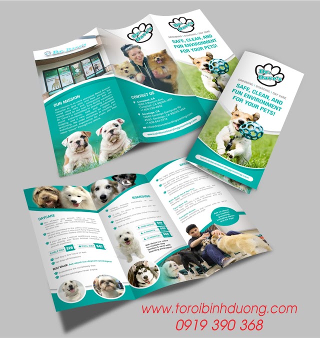 In Brochure giá rẻ Bình Dương thành phẩm